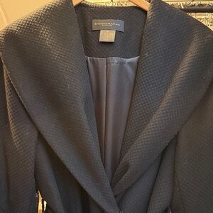 Donna Karan Black Trench Coat